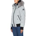 Женская пуховая куртка Moose Knuckles, серый - фото 4