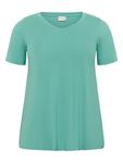 Футболка KAFFE curve, зеленый - фото