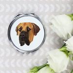 Бурбуль Карманное зеркальце Геометрическая собака Inna Marka - фото 2