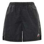 Шорты ретро потертые джинсовые повседневные шорты Nike, черный - фото