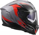 Шлем LS2 ff818 storm iii dynamo, Gray/Red - фото 2