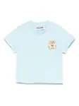 Футболка Teddy Bear Moschino Kids, синий - фото