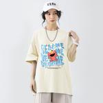 Футболка унисекс Sesame Street, розовый - фото 14