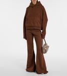 Широкие хлопковые джерси спортивные штаны Entire Studios, Maple - фото 2