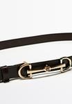 Ремень Massimo Dutti Belt, Dark Brown - фото 2