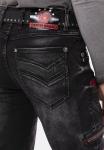 Джинсы рокового дизайна CIPO & BAXX, черный - фото 9