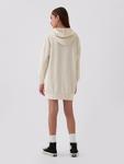 Платье GAP Hoodie, кремовый - фото 2