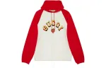 Толстовка с капюшоном GUCCI, красный белый - фото 5