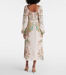 Платье миди с принтом Etro, Print On White Base - фото 3