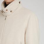 Brunello Cucinelli Бомбер с высоким воротником, Beige - фото 8