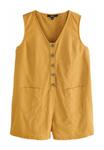 Комбинезон V-NECK BUTTON DOWN PLAYSUIT Next, желтый - фото 5