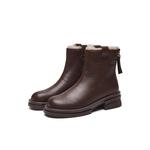 Женские Ботинки DAPHNE на каблуке 4,5 см, черные с толстым флисом - фото 8