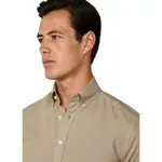 Рубашка Hackett ESS GMT Dyed Oxford, бежевый - фото 5