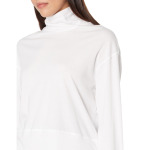 Толстовка MONROW, Jersey Mock Neck Slouchy Sweatshirt - фото 3