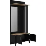 Вешалка Gami «Store», с зеркалом, цвет Eiche Sonoma / Schwarz - фото 10