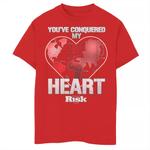 Футболка с рисунком «Риск, ты покорил мое сердце» для мальчиков 8–20 лет Licensed Character - фото
