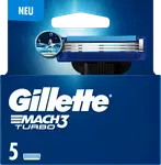 Лезвия для бритвы Mach3 Turbo 5 шт. Gillette - фото