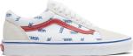 Кеды Vans Old Skool All Over Logo - White, белый - фото