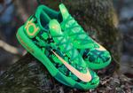 Кроссовки Nike KD 6 'Easter', зеленый - фото 3