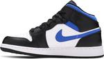 Кроссовки Air Jordan 1 Mid GS Racer Blue, белый - фото 3
