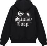 Худи Stussy 8 Ball Corp. Hoodie 'Black', черный - фото 3