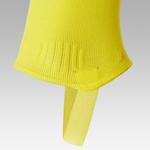 Футбольные носки для взрослых с перемычкой - F500 желтые KIPSTA, желтый/мед - фото 5