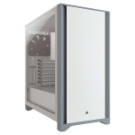 Корпус Corsair 4000D ATX из закаленного стекла, Mid Tower, белый, CC-9011199-CN - фото