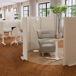 Экран для пола Ikea Mittzon 70X157 см, бежевый - фото 3