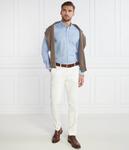 Штаны denz подвернуть Slim fit Oscar Jacobson, белый - фото 2