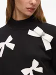 Свитер с бантом Karl Lagerfeld, черный - фото 5