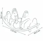 Смоби, собака-качели Smoby, зеленый - фото 3