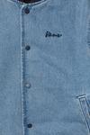 Детская куртка-бомбер Denim Baseball Jacket Vans, синий - фото 3