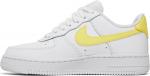Кроссовки Nike Wmns Air Force 1 '07 'White Light Citron', белый - фото 4