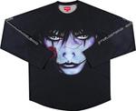 Лонгслив Supreme x The Crow Raglan Long-Sleeve Top 'Black Eyes', черный - фото 2