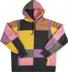 Толстовка Supreme Patchwork Hooded Sweatshirt 'Black', черный - фото 2