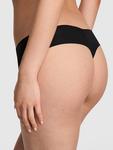 Трусики-Стринги No-Show Pink, rib pure black - фото 2