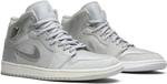 Кроссовки Air Jordan 1 Retro + 2001 Neutral Grey, серый - фото 8