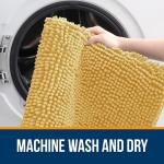 Коврик для ванной Olanly, 110х60 см, желтый - фото 5