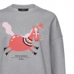 Свитшот Women's WEEKEND MaxMara, серый - фото 3