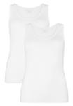 Топ 2 PACK Bamboo Basics, цвет white - фото 4
