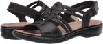 Сандалии Clarks Leisa Janna, Black Leather - фото