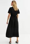 Повседневное платье FLUTTER SLEEVE BUTTON FRONT MIDI New Look, черный - фото 2