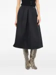 Миди-юбка силуэта "А-силуэт" LIU JO, черный - фото 3