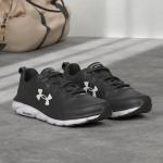 Кроссовки для бега Under Armour Men's Charged Assert 9, Black/White - фото 2
