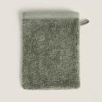 Полотенце рукавица Zara Home Cotton Terry, хаки - фото