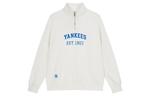 Винтажный свитшот New York Yankees унисекс белый MLB - фото