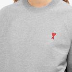 Свитшот Ami Small Adc Crew, серый - фото 5