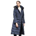 Пальто-пуховик Orolay Long Puffer, темно-синий - фото 4