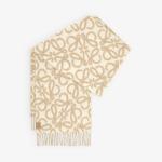 Шарф Loewe Anagram-Patch, бежевый - фото 3