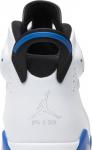 Кроссовки Air Jordan 6 Retro Sport Blue 2014, белый - фото 7